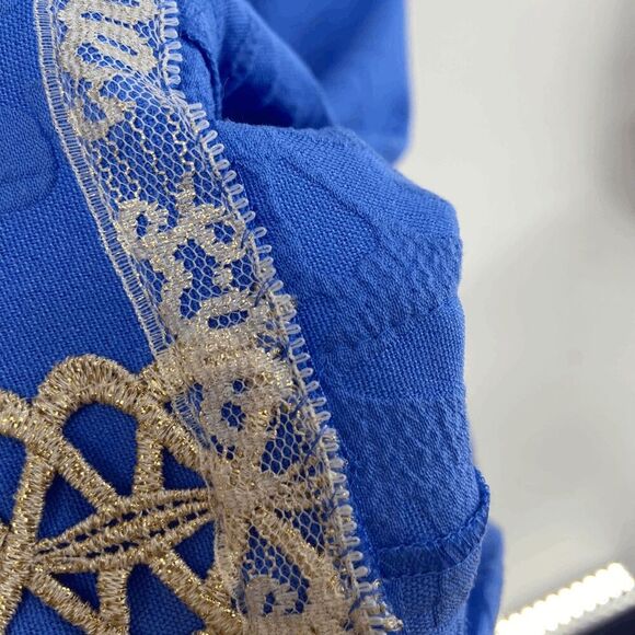 Lilly Pulitzer Women’s Bennet Blue Arie Stretch Shift V-Neck Mini Dress Size 00 - Picture 5 of 10